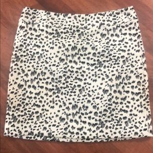 Leopard Work Skirt - Size 10P